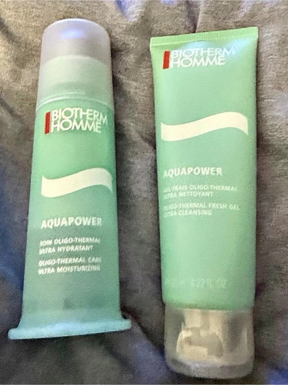 Biotherm Homme Aquapower Advanced Men's Moisturizer & Oligio Thermal Gel Cleanse